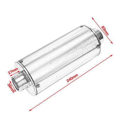 28mm Muffler Exhaust Pipe Tip 50cc 90cc 110cc 125cc 150cc PIT Quad Dirt ATV Bike