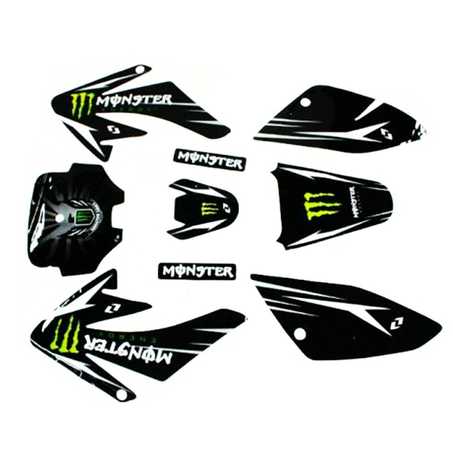 MONSTER Decals Graphics Sticker For Honda CRF70 70cc 90cc 125cc Dirt PITPRO BIKE