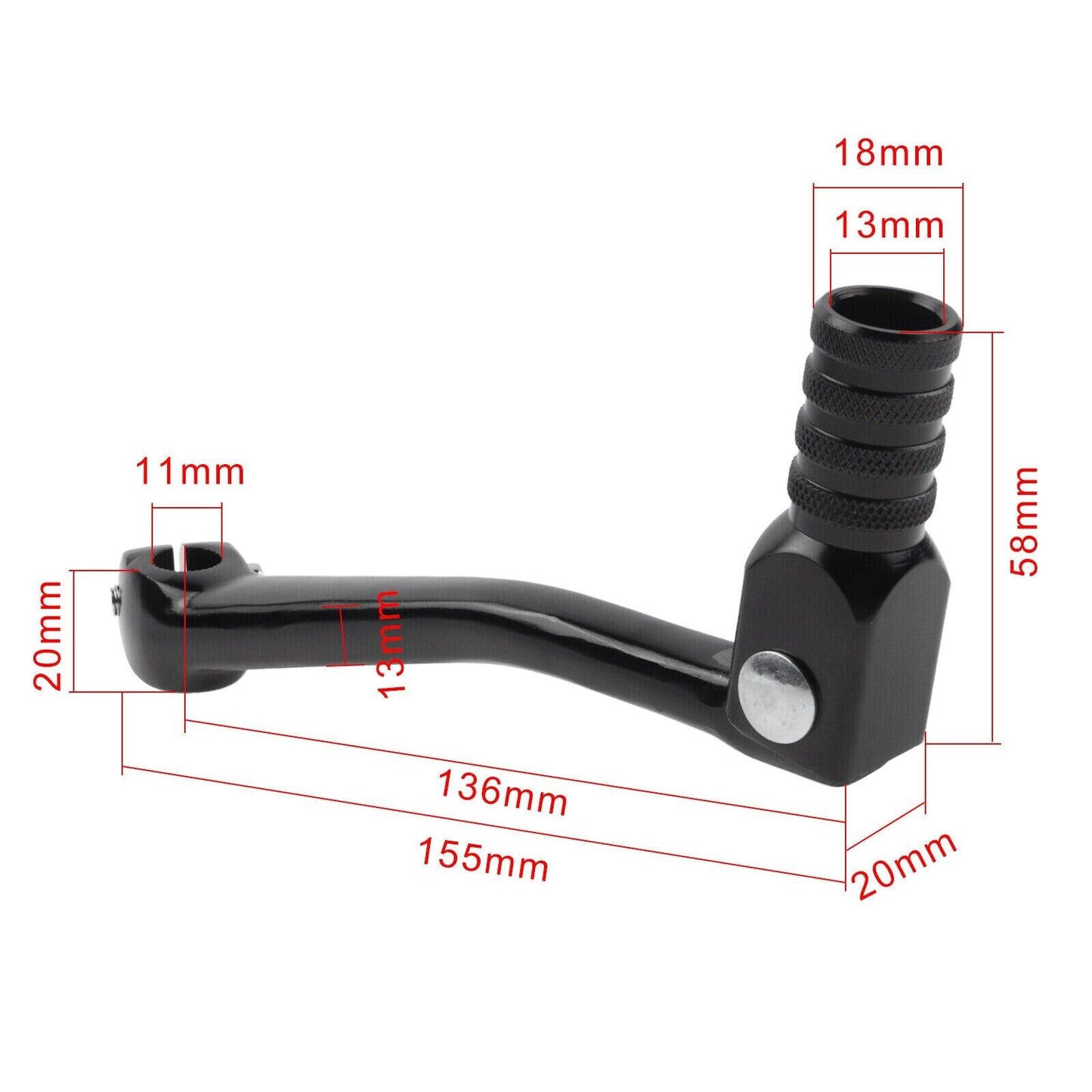 11mm Folding CNC Alloy Gear Lever Shifter 125cc 140cc 150cc 160cc YX KLX SSR SDG