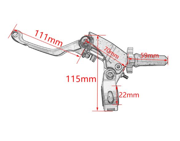 CNC Foldable Clutch Brake Levers For KTM Honda CRF CR SXF EXC XCW YZ YZF KX