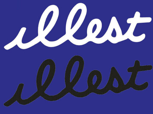 ILLEST FUNNY JDM WHITE BLACK STICKER DECAL VINYL TURBO CAR BIKE WALL UTE DRIFT