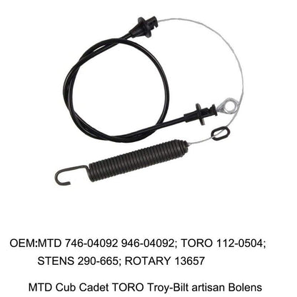 43'' Deck Engagement Cable Fits MTD Troybilt Mowers 946-04092 746-04092 Tractors