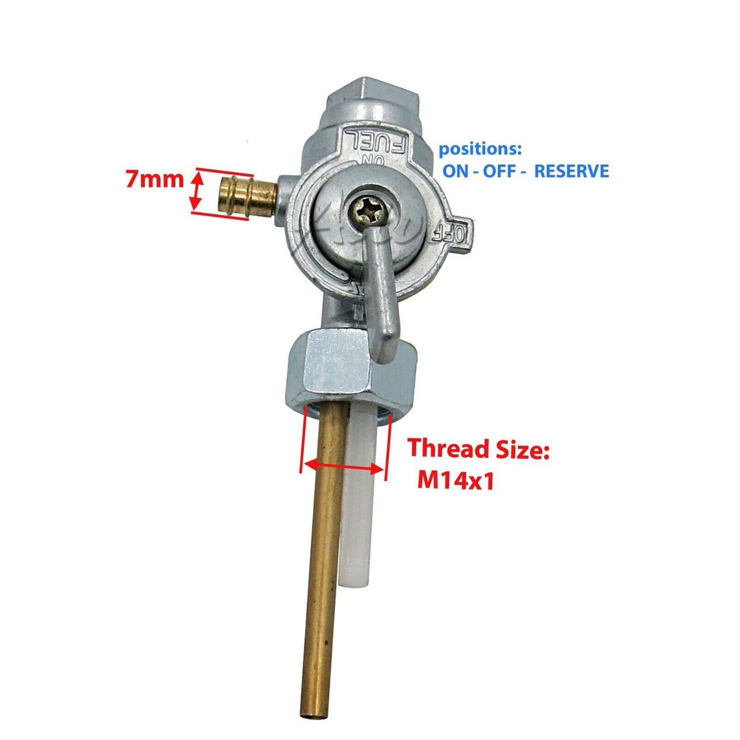14MM Petrol Fuel Tap Tank Switch Petcock For Yamaha GT80MXB GT80E GT80F GT80G