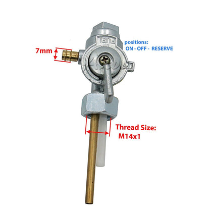 14MM Petrol Fuel Tap Tank Switch Petcock For Yamaha GT80MXB GT80E GT80F GT80G