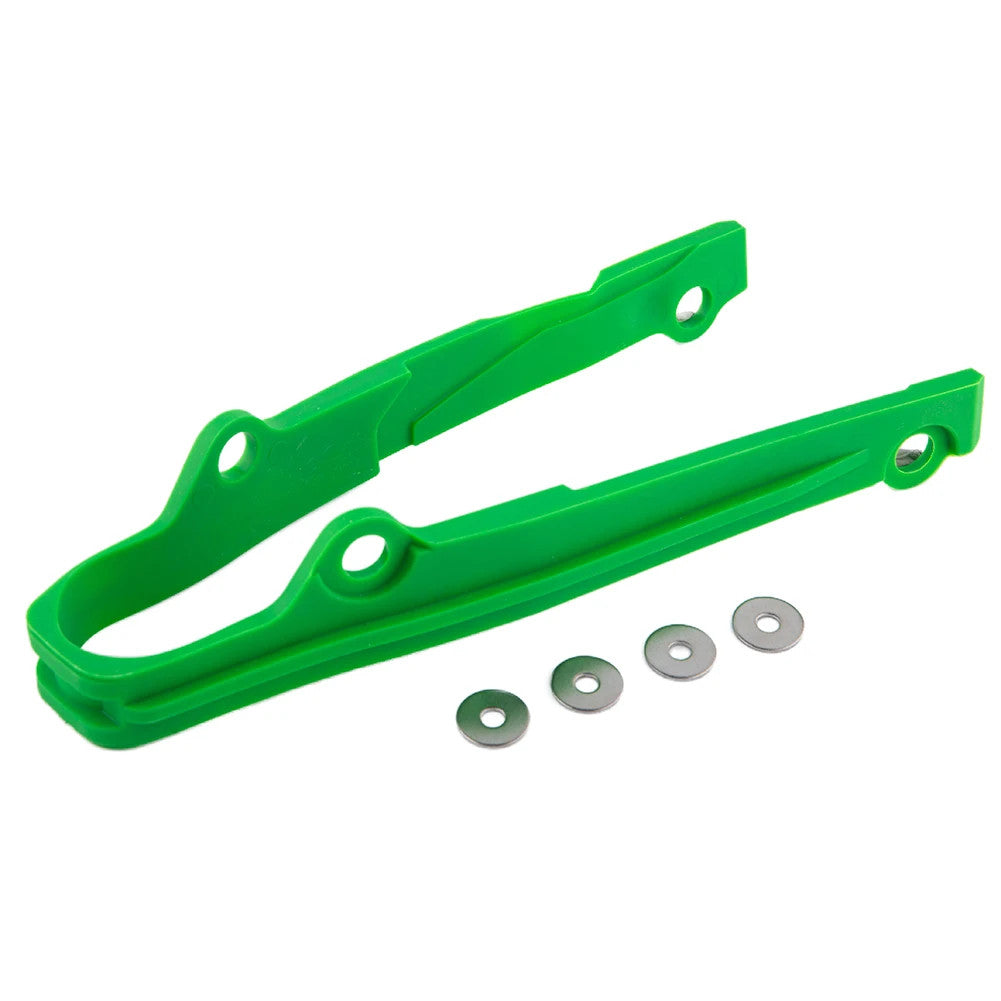 Green Black Chain Slider Guide Swingarm Guard Protector For Kawasaki KX125 KX250