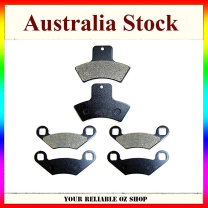 FRONT + REAR Brake Pads for POLARIS ATV 250 Trail Blazer Xplorer 4x4 Magnum 325