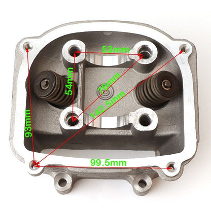 57.4mm Engine Cylinder Head Bore GY6 125cc 150cc Taotao Kymco Baja SUNL Buyang