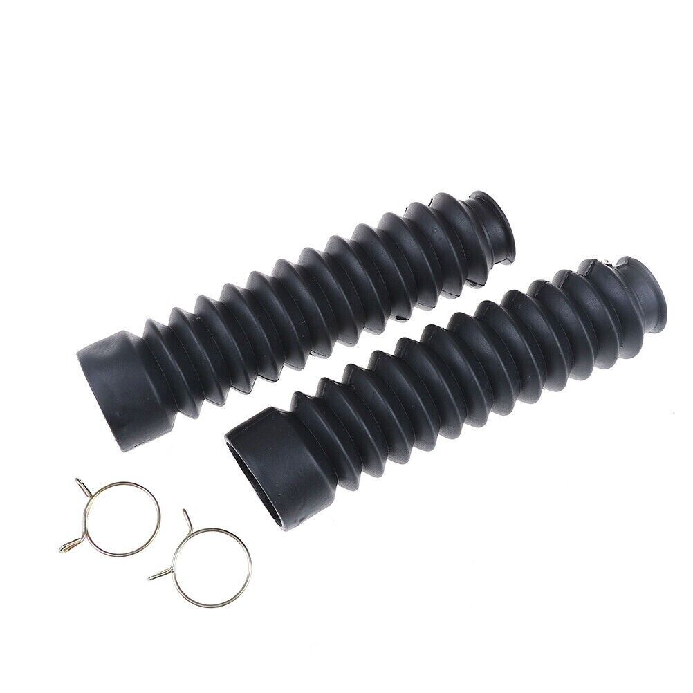 2x Fork Boots Boot Gaiter Rubber Cover For Honda CT110 CT110X CG125 Postie Bike
