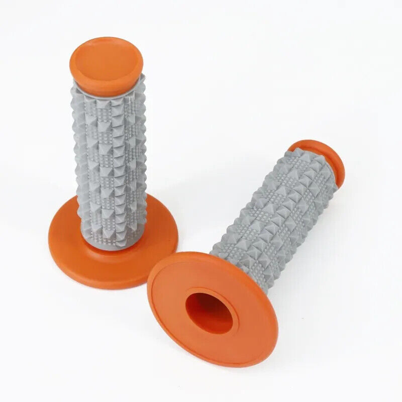 Motorcycle Handlebar Grip Dirt Pit Bike Motocross 7/8" Rubber Gel Hand Grips