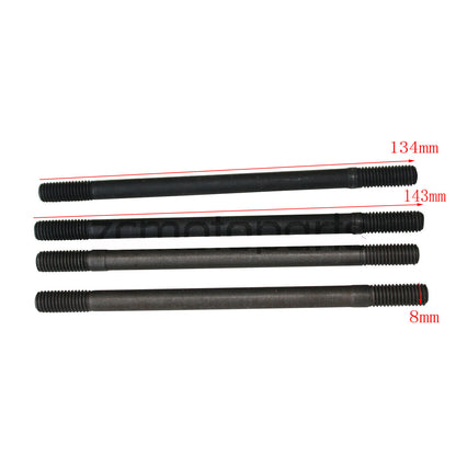 8mm Cylinder Barrel Head Bore Stud Bolts Engine Honda CG200 CG175 LIFAN 175cc