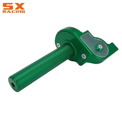 CNC Quarter Turn Quick Twist Throttle Housing Grip PIT PRO Trail Dirt Quad Bike