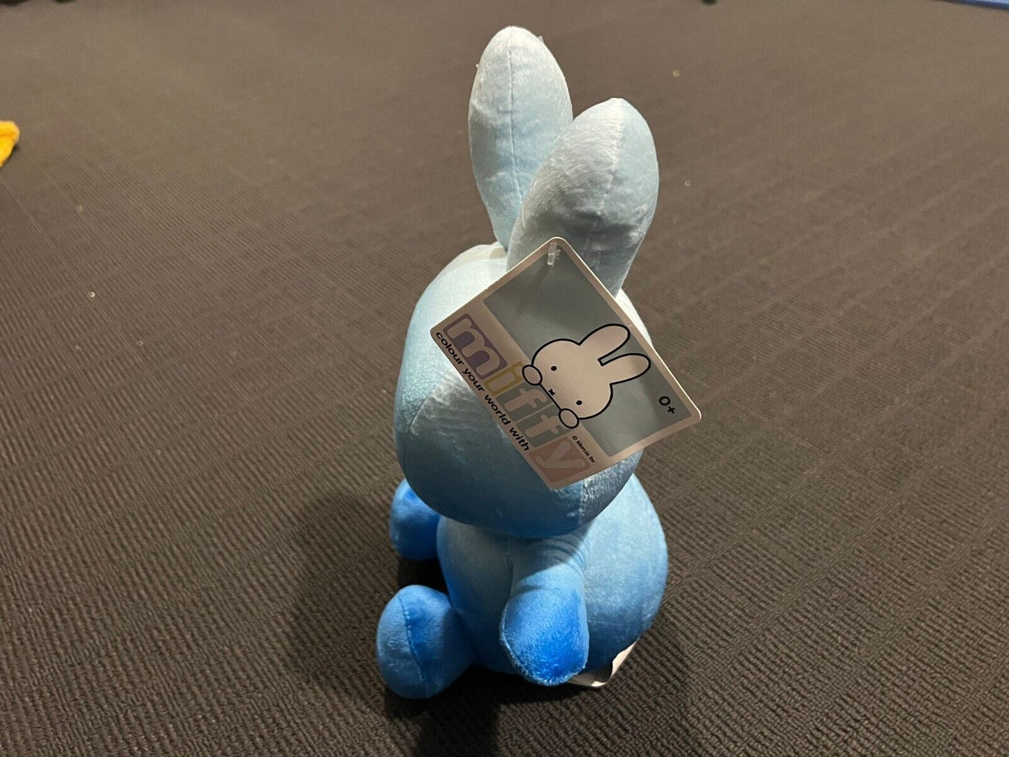 Brand New Colour Your World with Miffy Licensed Miffy Bunny Plush 18cm Blue