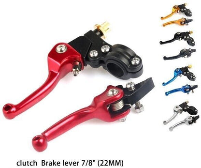CNC Foldable Clutch Brake Levers For 50cc 70cc 90cc 110cc ATV Quad Pit Dirt Bike