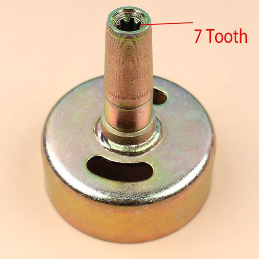 7T Teeth Clutch Drum Gear Pinion Bell For Honda GX25 Mitsubishi TL23 TL26 Engine