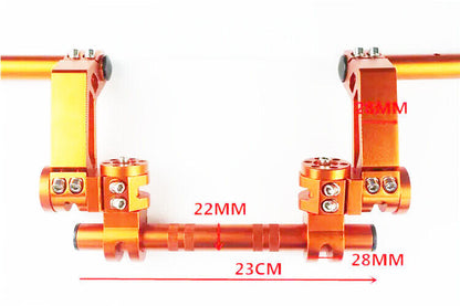 22mm 7/8" CNC Handlebar Adjustable Steering 125cc 150cc Dirt PIT Motorcycle Bike