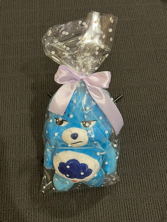 Brand New Care Bear Grumpy Bear Blue Plush Toy 20cm BNWT Rain Cloud