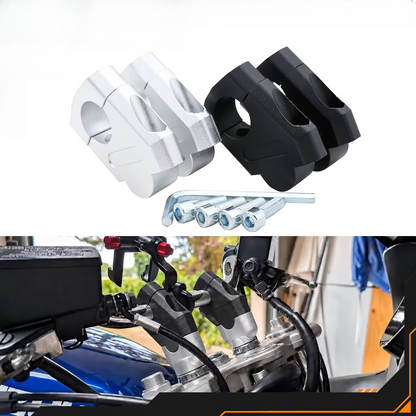28mm 22mm Handlebar Risers Clamp Adapter For Kawasaki Suzuki Yamaha Honda KTM