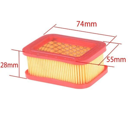 2x Gasoline Chainsaw Air Filter for 5200 52CC Chainsaw 74mm x 55mm x 28mm