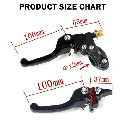 CNC Foldable Clutch Brake Levers For 50cc 70cc 90cc 110cc ATV Quad Pit Dirt Bike