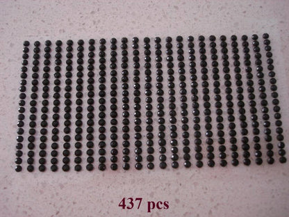 437 3MM RHINESTONE DIAMANTE DIY CRAFT STICKER WEDDING INVITATION IPHONE ENVELOPE