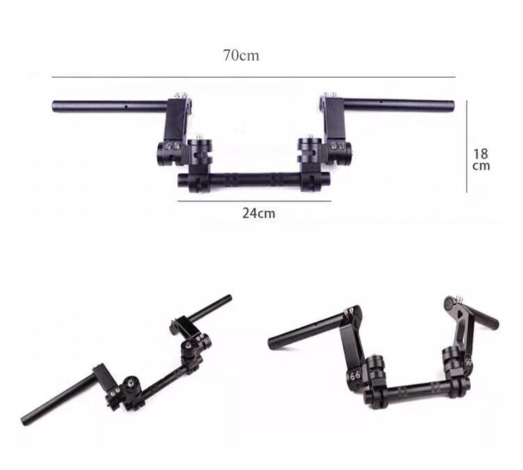 22mm 7/8" CNC Handlebar Adjustable Steering 125cc 150cc Dirt PIT Motorcycle Bike