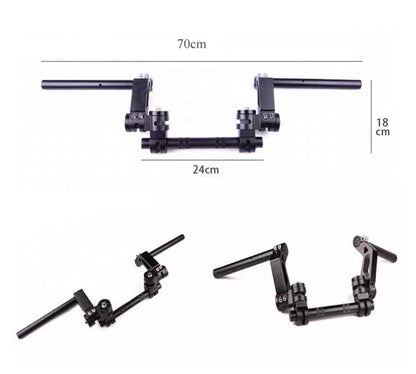 22mm 7/8" CNC Handlebar Adjustable Steering 125cc 150cc Dirt PIT Motorcycle Bike