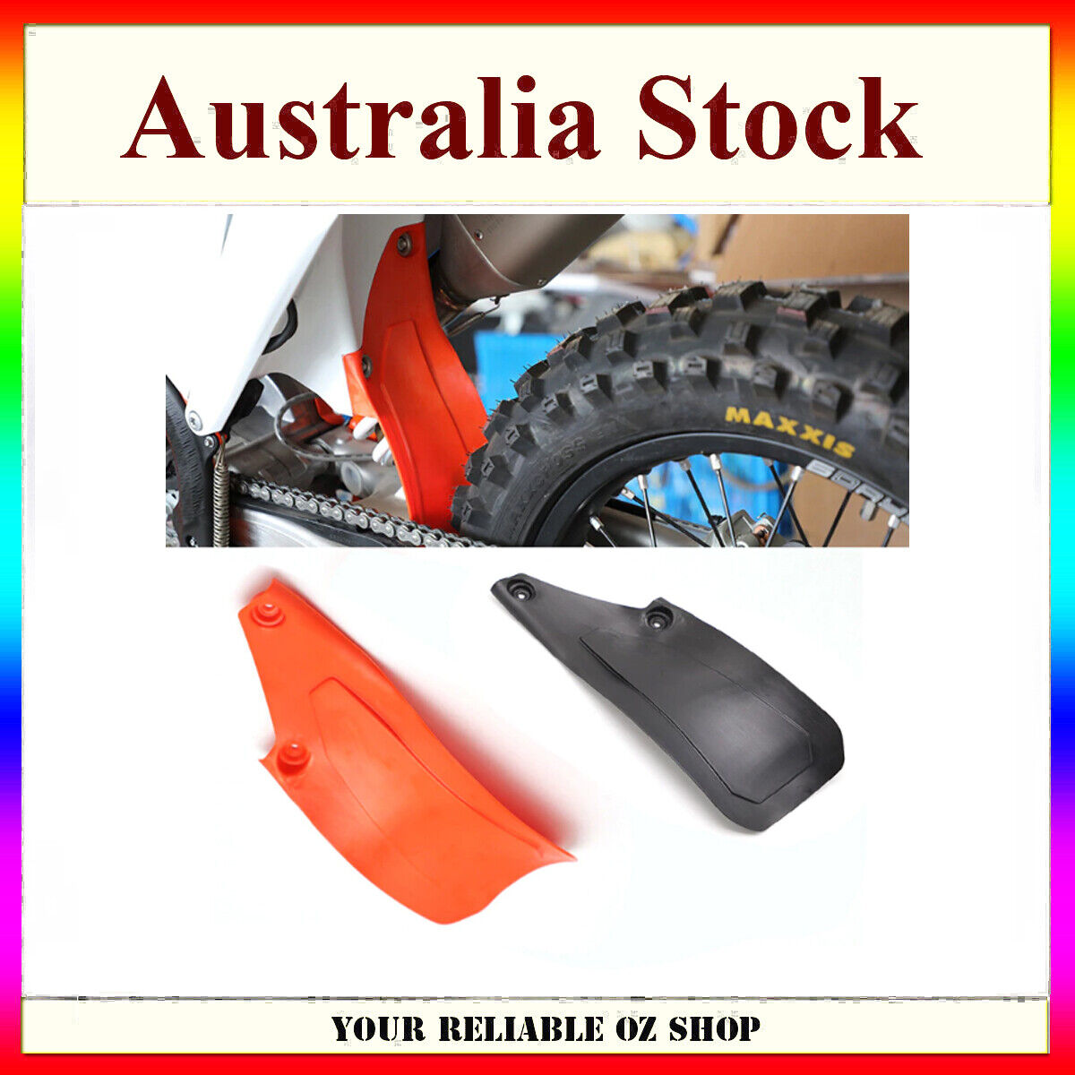 Rear Fender Mudguard Mud Flap Splash Guard For KTM XC-F350 XC-F450 EXC-F250