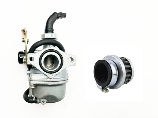 PZ19mm Cable Choke Carby + 35mm Air Filter Cleaner 50cc 70cc 90cc Quad ATV Bike