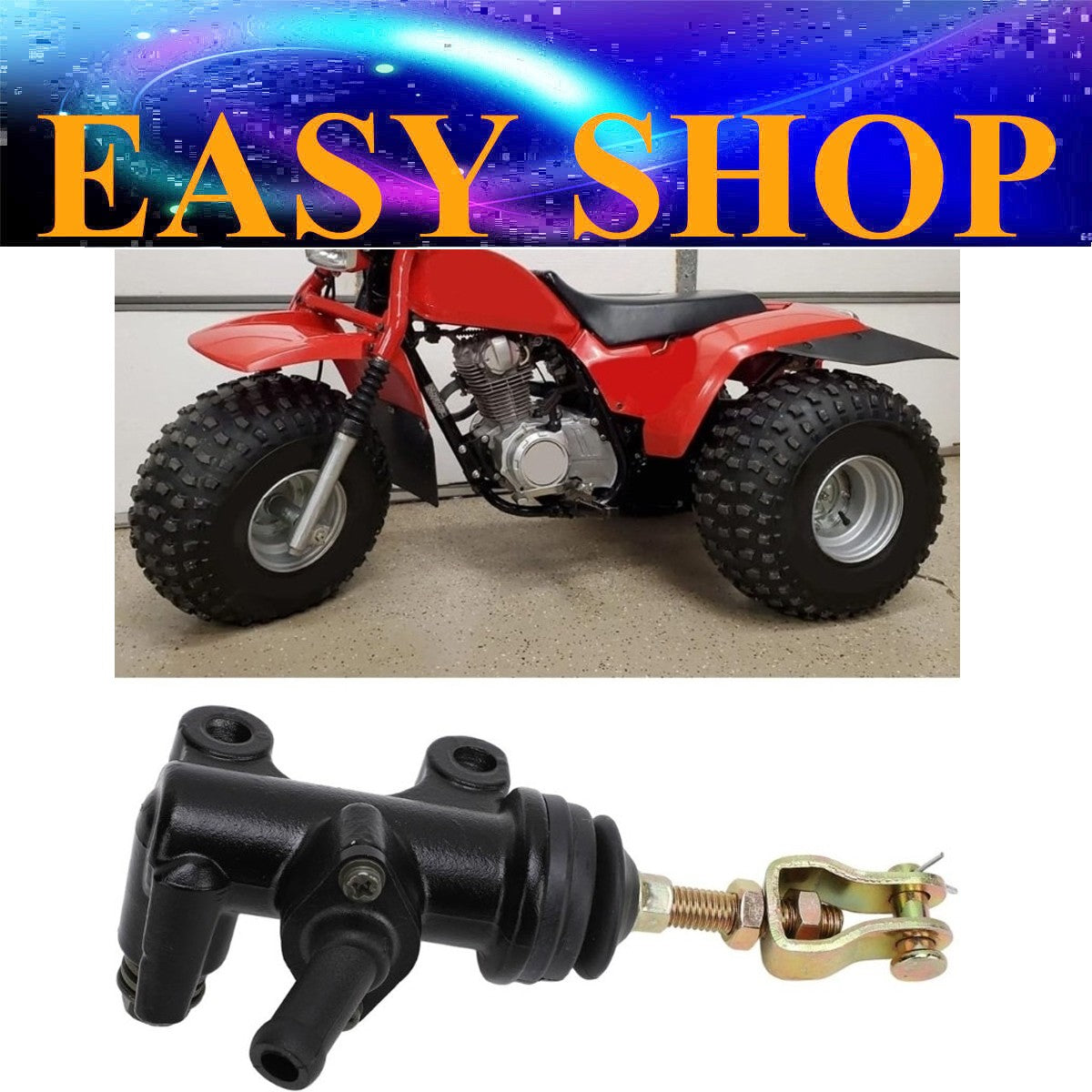 Rear Brake Master Cylinder For Honda ATC200X ATC250R ATC350X 43500-HA5-671