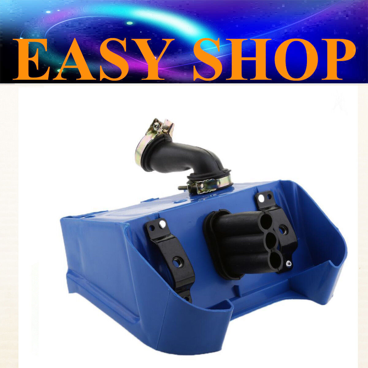 AIR FILTER POD BOX BLUE & FOAM FOR YAMAHA PW80 PY80 PEEWEE80 PEEWEE PIT PRO