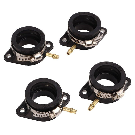 4Pcs Carburetor Carby Intake Manifold Boots For Kawasaki KZ1000 KZ900 Z1 Z1R