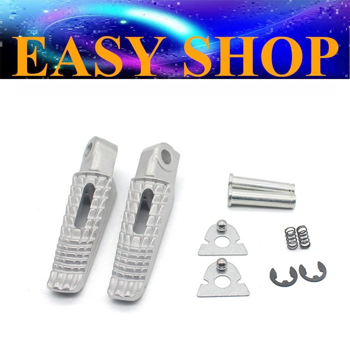 Pair Rear Foot Peg Footrest Footpeg for Suzuki GSXR600 GSXR750 GSXR1000 B-KING