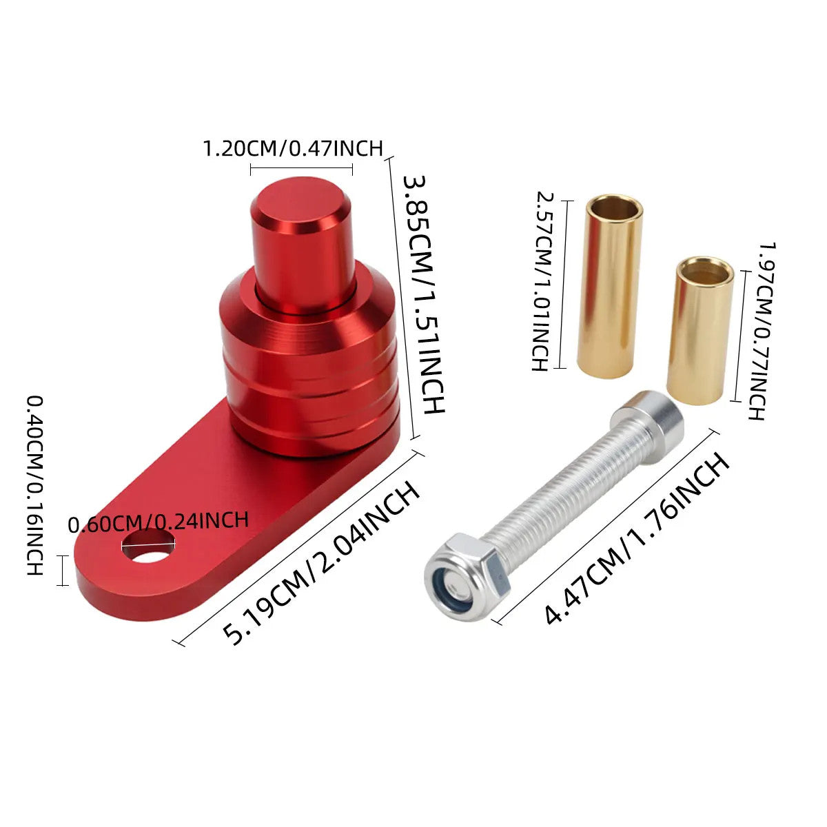 CNC Parking Brake Switch Lever Lock Button For Yamaha XMAX300 NMAX125 NMAX155