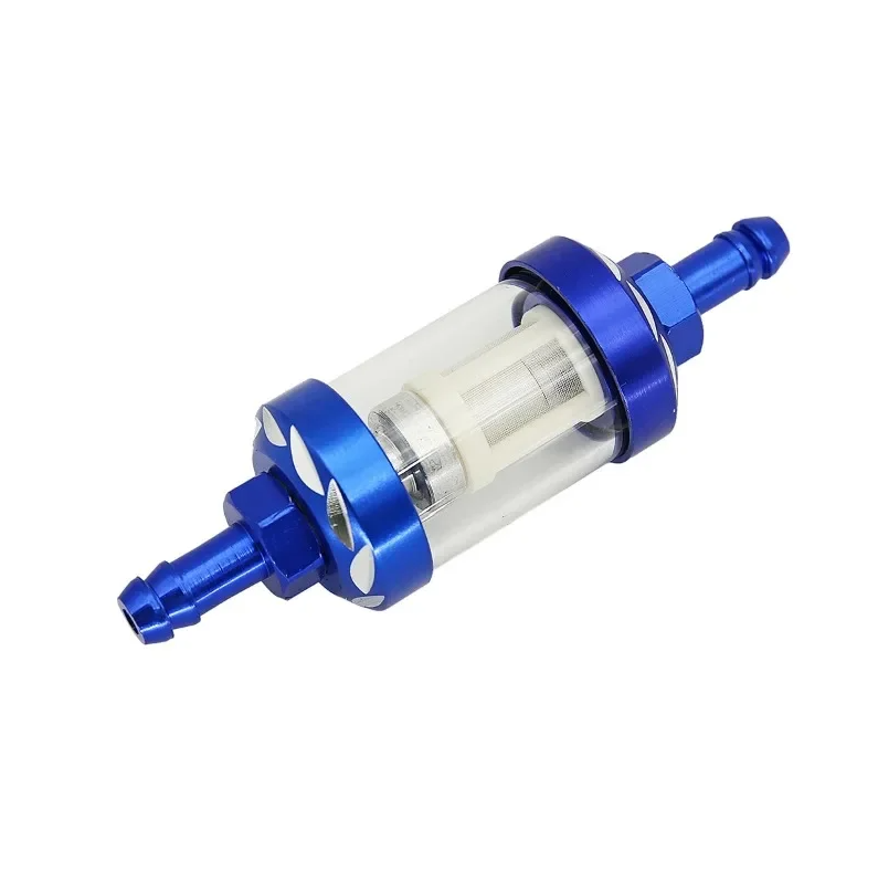 INLINE 8MM Petrol Fuel Filter Glass For 50cc 110cc 125cc ATV QUAD BUGGY PIT BIKE
