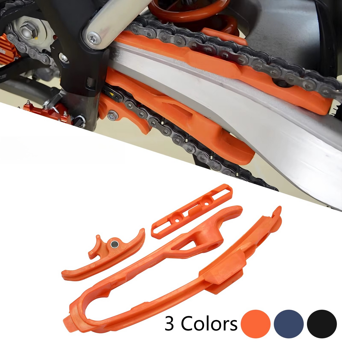 Chain Guide Slider Swingarm Protector For KTM SX XC XCF 125 150 250 300 450