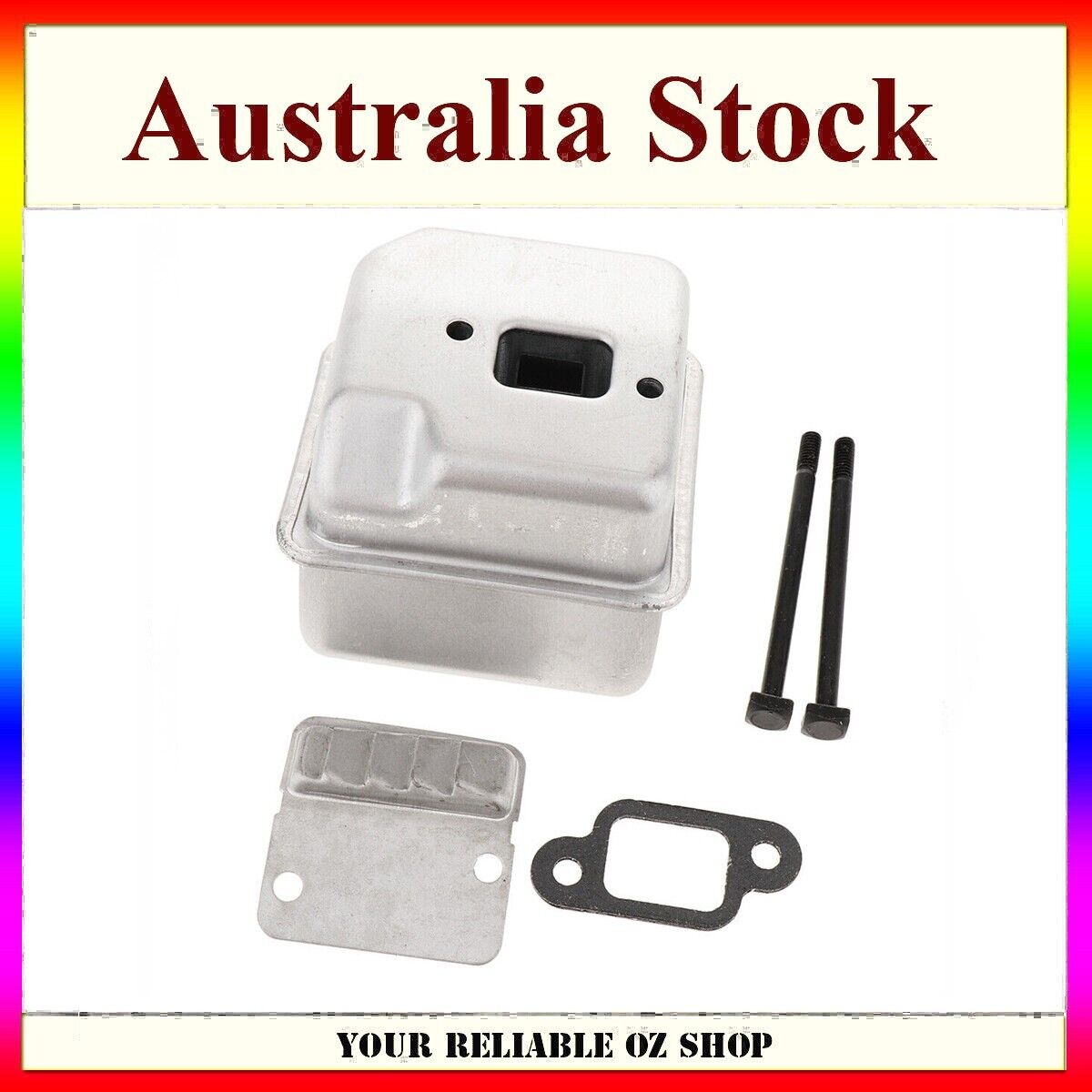 Muffler Exhaust For STIHL 017 018 MS170 MS180 OEM: 1130 140 0614 Chainsaw