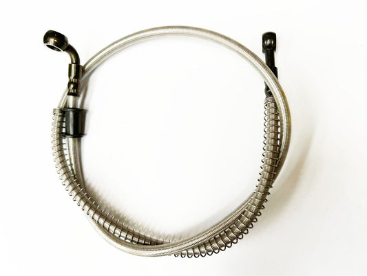 900mm 90 degree Master Cylinder Braided Brake Oil Line Hose Dirt ATV Quad Bike