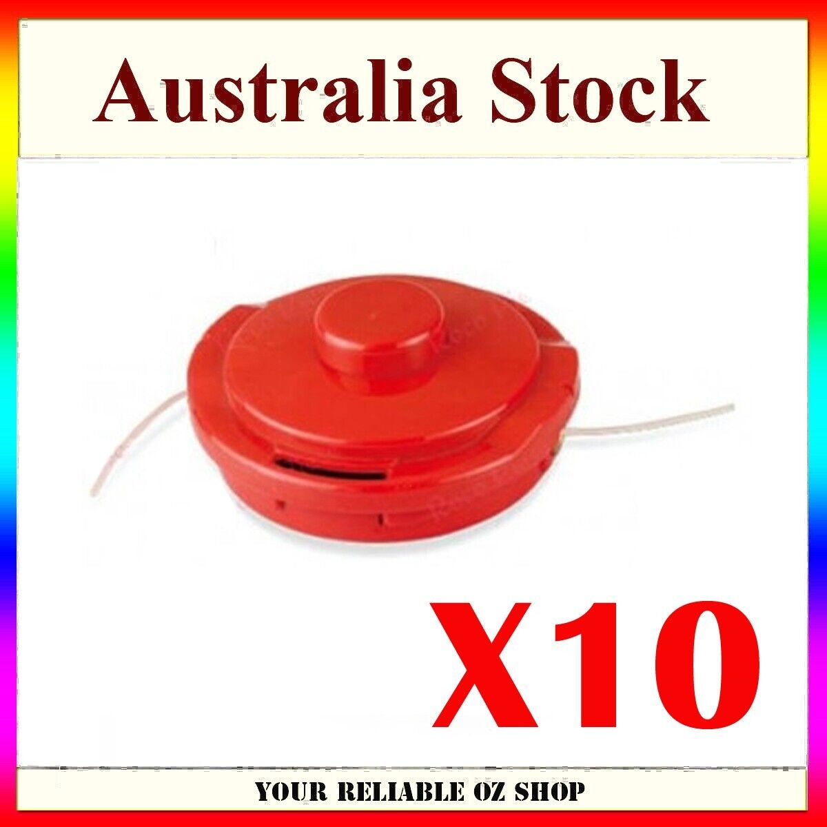 M10x1.25 Universal Bump Feed Line Trimmer Head Whipper Snipper Brushcutter Head
