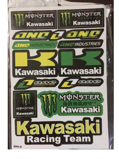 6 Sheets Sticker Decal Rockstar Monster Devil Evil Dirt ATV Quad Car Ute Bike