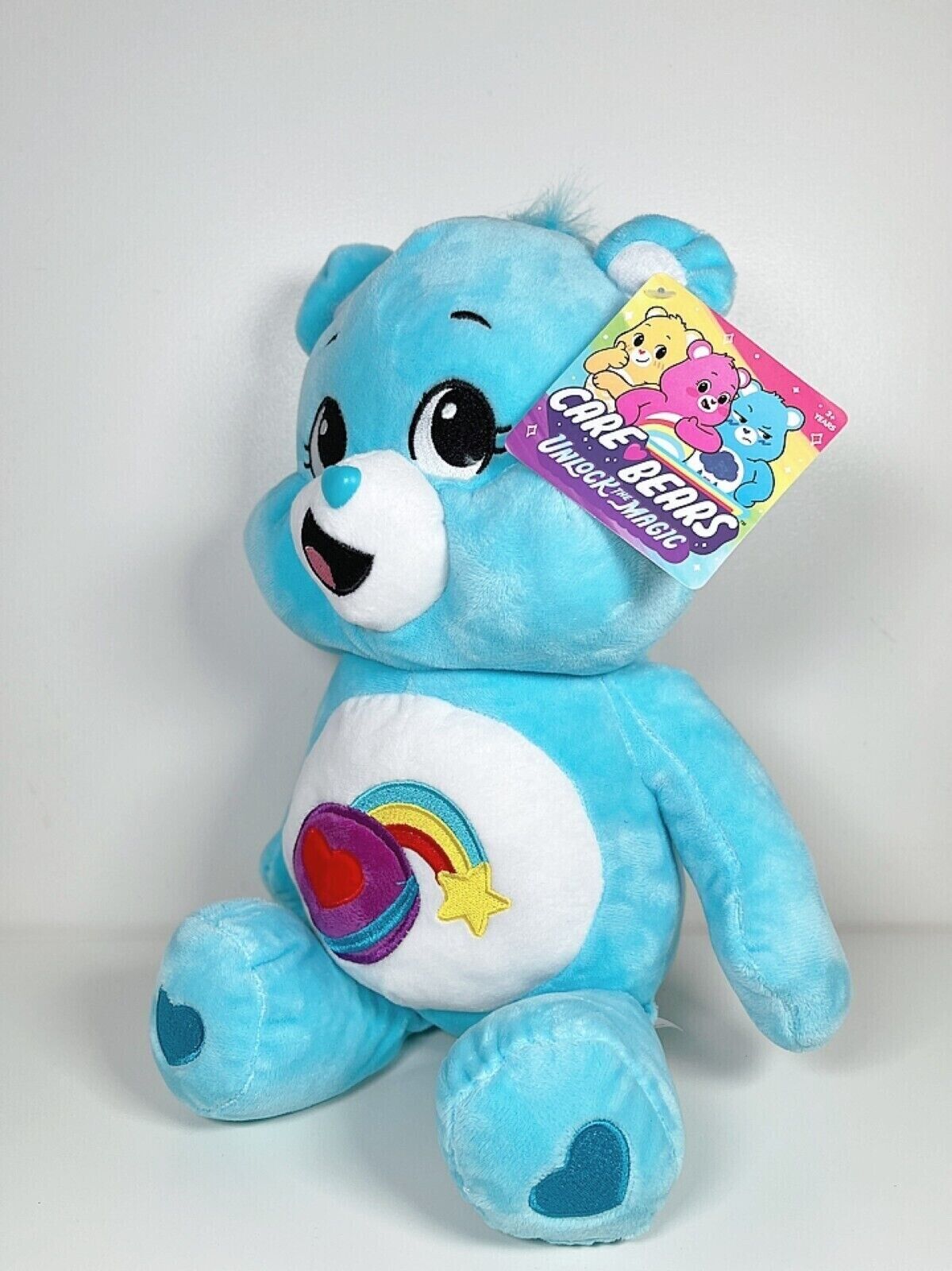 Licensed Care Bears Unlock The Magic Play-a-lot Bear Plush Soft Toy 35CM BNWT