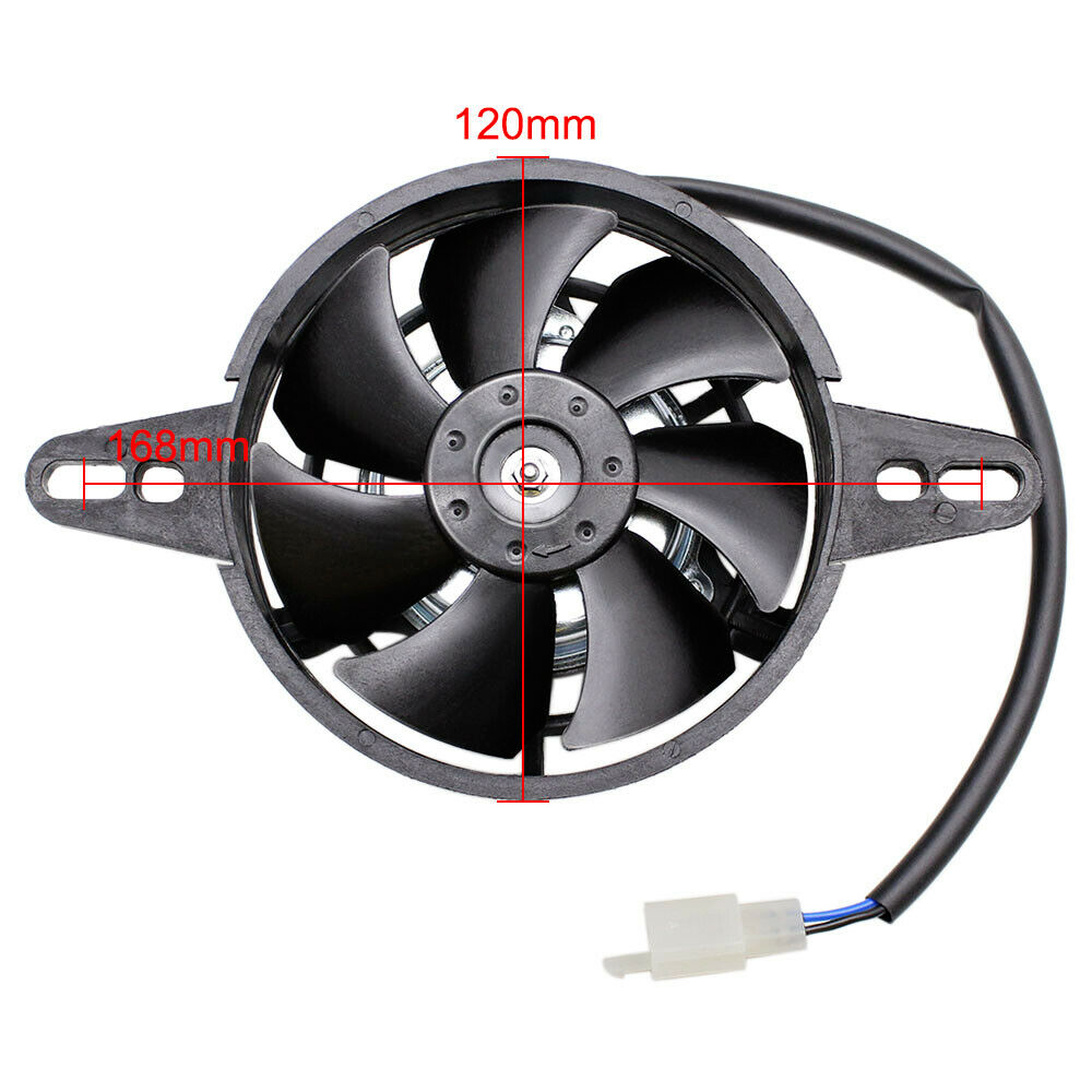 4 Inch 12V Electric Cooling Fan 200CC 250CC 300cc Quad ATV 4 Wheeler UTV BIKE