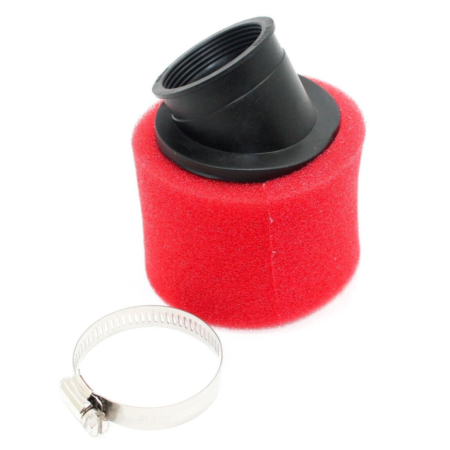 47mm 48mm 49mm Red Bent Foam Air Filter For Yamaha KTM HONDA KAWASAKI SUZUKI KTM