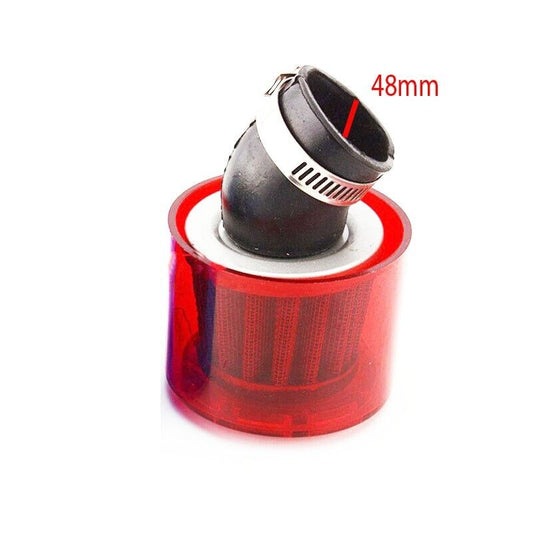 47mm 48mm 49mm Bent Angled Waterproof Air Filter 150cc 200cc 250cc Quad ATV Bike