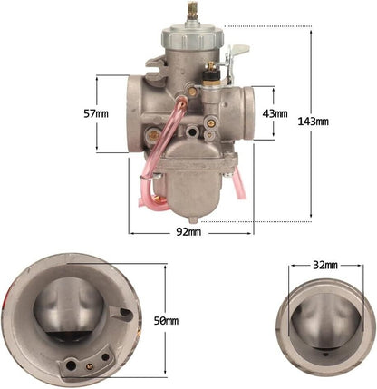 Carb Carburetor For Mikuni VM 32mm 32 mm Round Slide Right Idle VM32-193