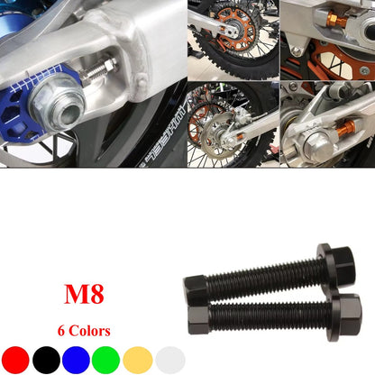M8 Chain Tensioner Adjuster For YAMAHA YZ65 YZ450FX YZ450F YZ426F YZ400F YZ250X