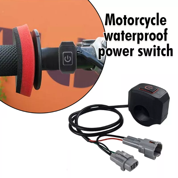 Headlight On-off Switch Button Motorcycle Bullet Connector For Sur-Ron Light Bee