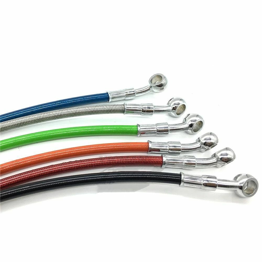80cm-120cm Braided Master Cylinder Brake Line Hose PIT PRO Thumpstar GOKart BIKE