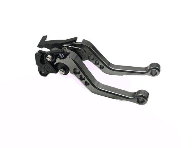 CNC Alloy Silver Red Black Gold Blue Double Disc Brake Levers GY6 Scooter Honda