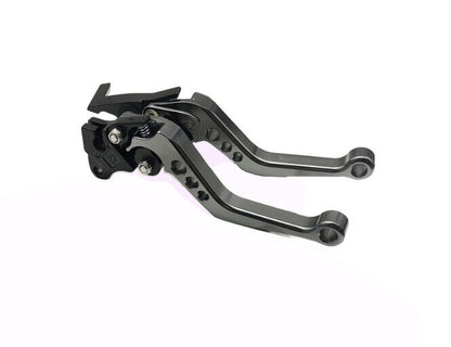 CNC Alloy Silver Red Black Gold Blue Double Disc Brake Levers GY6 Scooter Honda