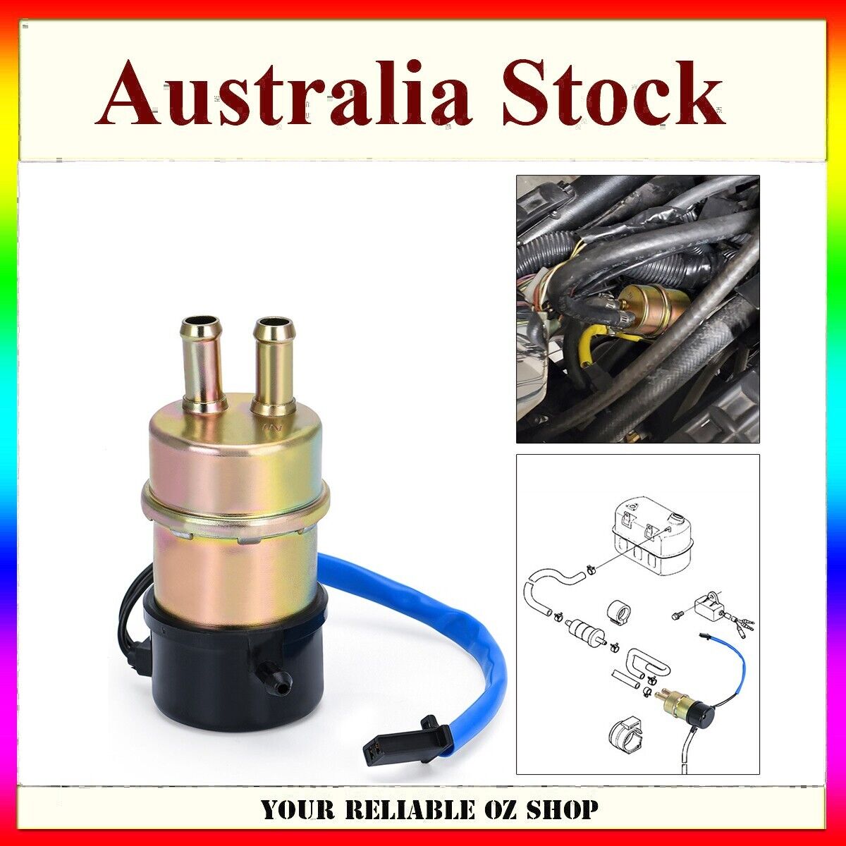 Electric Fuel Pump For Honda Interceptor REF VFR750F VF700F VF750F 16710-MAH-305